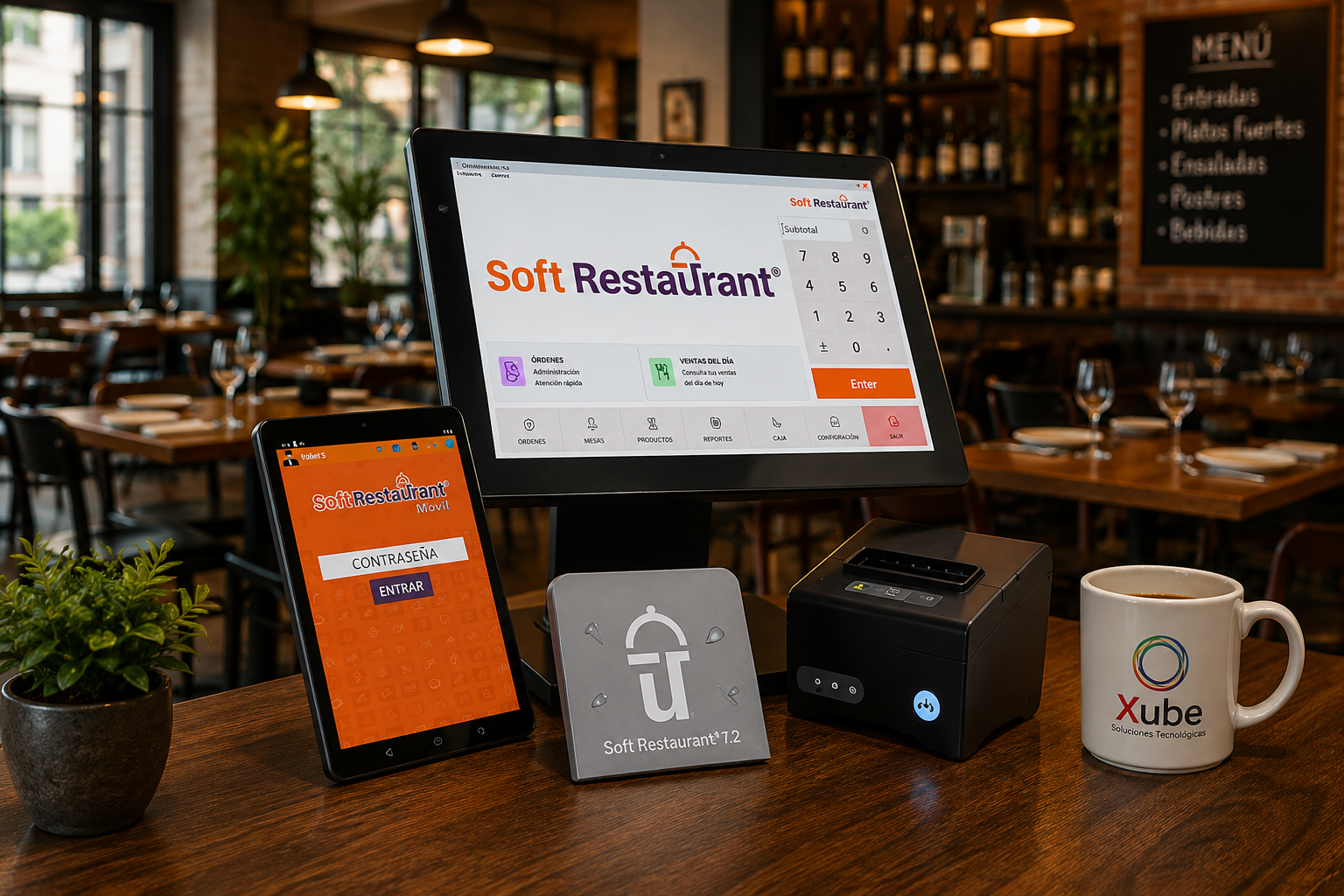Punto de venta Soft Restaurant para restaurantes